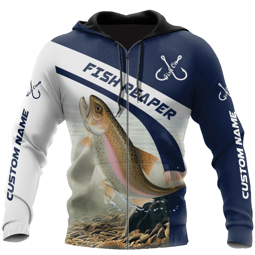 Rainbow Trout Fishing Hoodie For Coastal Fishing Trips Casual Outfits And Weekend Travel
