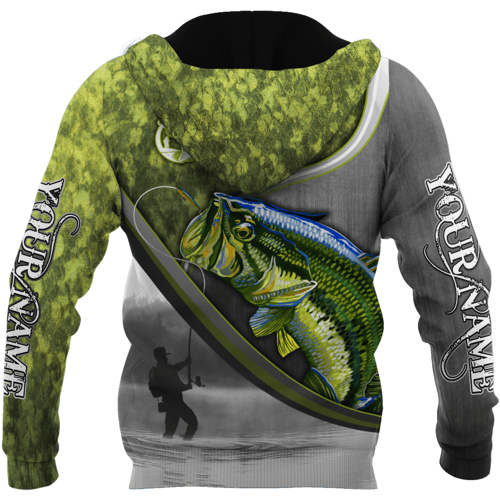 Bass Fishing Fisherman Camo Hoodie For River Adventures Outdoor Events And Everyday Style