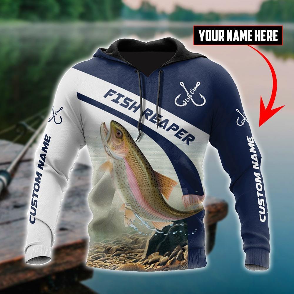Rainbow Trout Fishing Hoodie For Coastal Fishing Trips Casual Outfits And Weekend Travel
