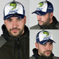 Custom Name Mahi Fishing Hook 3D Design Classic Cap For Relaxed Outfits Outdoor Events And Holiday Trips