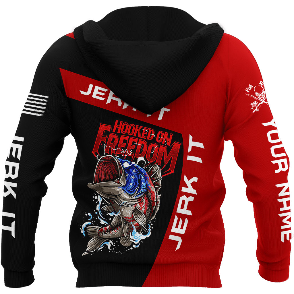 Hooked Freedom Fishing Hoodie For Weekend Fishing Outdoor Comfort And Everyday Outfits