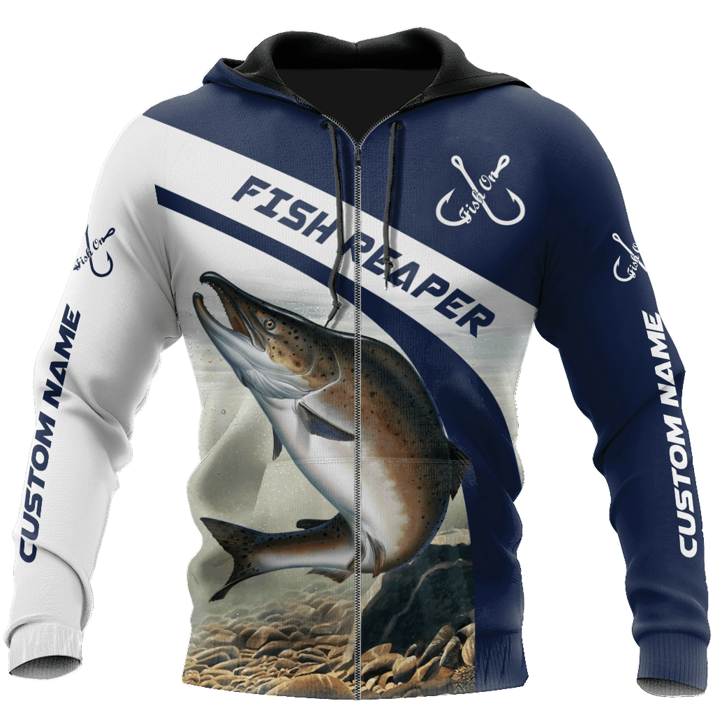 Trout Salmon Fishing Hoodie For Angling Enthusiasts Travel Days And Relaxed Daily Wear
