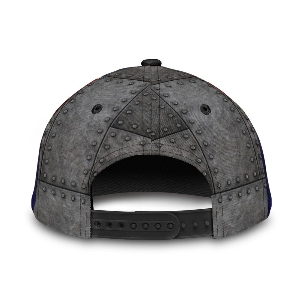 United Kingdom Fishing Hook 3D Design Classic Cap For Coastal Trips Outdoor Activities And Gift Giving