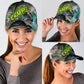 Crappie Fishing Skin Pattern Hook 3D Design Classic Cap For Casual Outfits Vacations And Everyday Styling