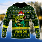 Bass Fishing Fish Christmas Hat Hoodie For Festive Family Moments Winter Wear And Holiday Gift Ideas
