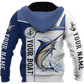 Marlin Fishing Hoodie For Lake Days Outdoor Travel And Thoughtful Angler Gifting