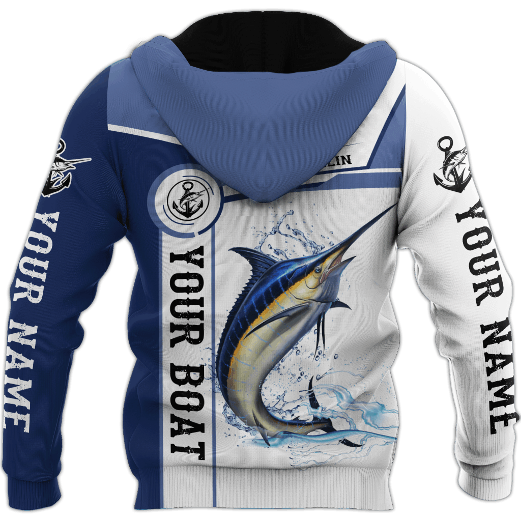 Marlin Fishing Hoodie For Lake Days Outdoor Travel And Thoughtful Angler Gifting