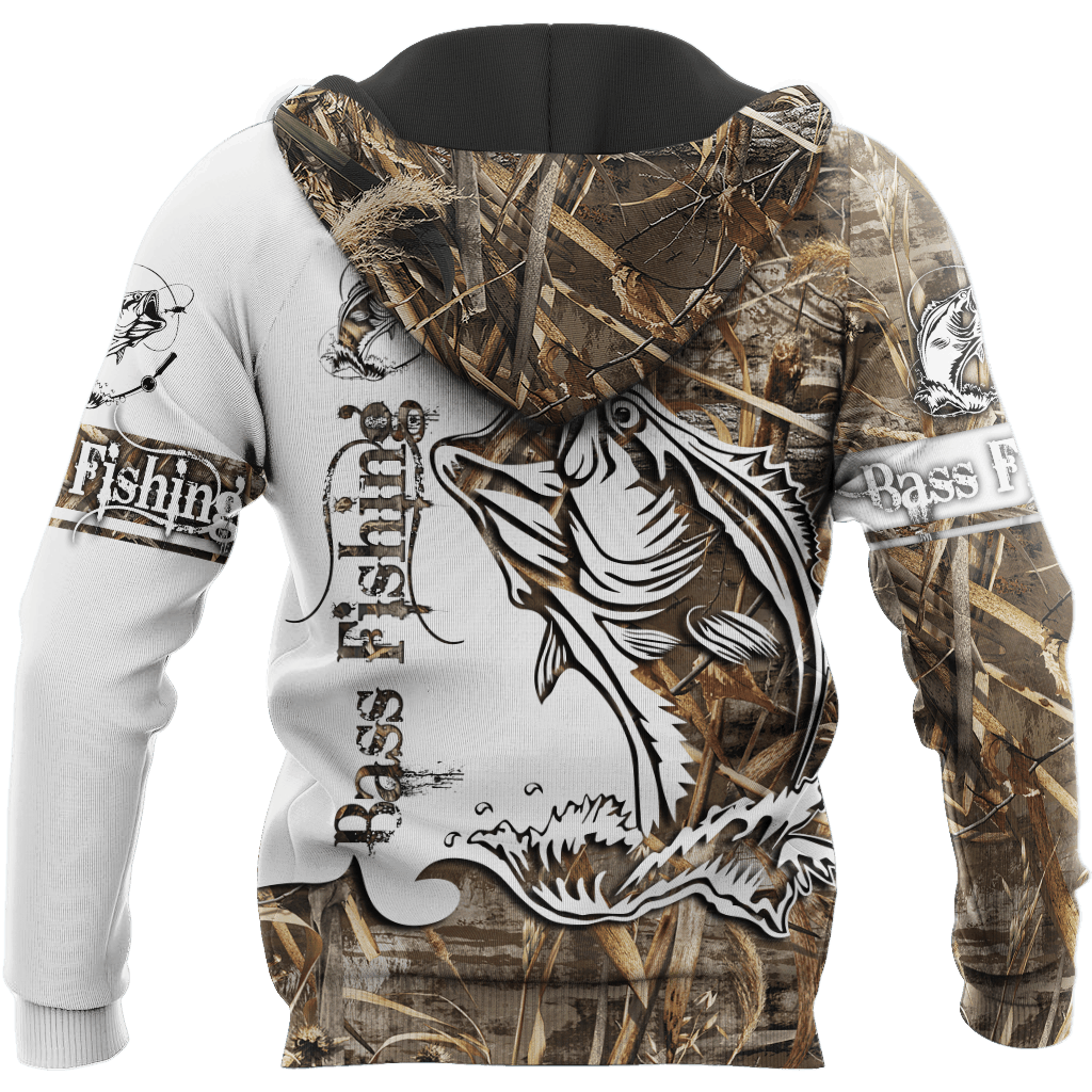 Bass Fishing Sport Muddy Water Camo Tattoo Hoodie For Lake Days Outdoor Travel And Thoughtful Angler Gifting