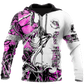Bass Fishing Sport Country Girl Camo Tattoo Hoodie For Lakeside Adventures Casual Streetwear And Seasonal Travel