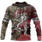 Red Bass Fishing Sport Hoodie For River Adventures Outdoor Events And Everyday Style