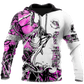 Bass Fishing Sport Country Girl Camo Tattoo Hoodie For Lakeside Adventures Casual Streetwear And Seasonal Travel