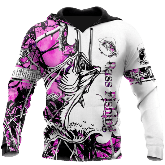 Bass Fishing Sport Country Girl Camo Tattoo Hoodie For Lakeside Adventures Casual Streetwear And Seasonal Travel