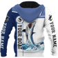 Shortfin Mako Fishing Hoodie For Lakeside Adventures Casual Streetwear And Seasonal Travel
