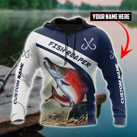 Trout Salmon Fishing Hoodie For River Adventures Outdoor Events And Everyday Style