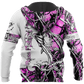 Bass Fishing Sport Country Girl Camo Tattoo Hoodie For Lakeside Adventures Casual Streetwear And Seasonal Travel