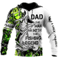 Dad Bass Fishing Tattoo Hoodie For Lake Days Outdoor Travel And Thoughtful Angler Gifting