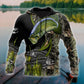 Bass Fishing Fall Camo Reaper Hoodie For Angling Enthusiasts Travel Days And Relaxed Daily Wear