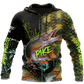 Northern Pike Skin Fishing Hoodie For Angling Enthusiasts Travel Days And Relaxed Daily Wear
