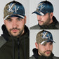 Sturgeon Fishing Hook 3D Design Classic Cap For Daily Comfort Outdoor Fun And Weekend Vacations
