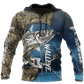 Blue Walleye Fishing Gear Hoodie For River Adventures Outdoor Events And Everyday Style