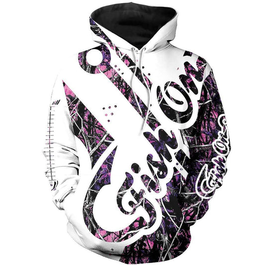 Fish Muddy Camo Fishing Hoodie For Lakeside Adventures Casual Streetwear And Seasonal Travel