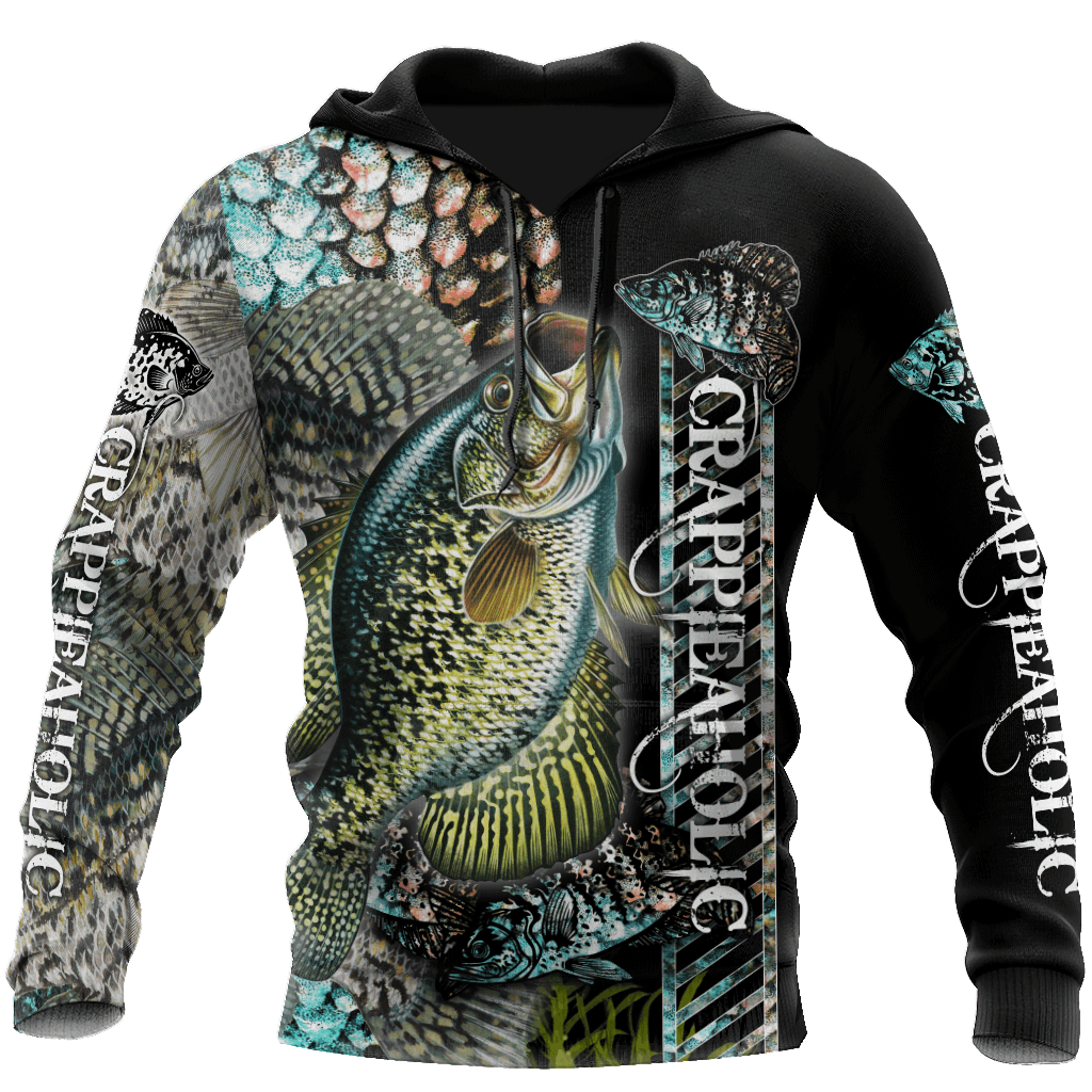 Fishing Enthusiast Crappie Camo Hoodie For Fishing Lovers Outdoor Trips And Thoughtful Gift Giving