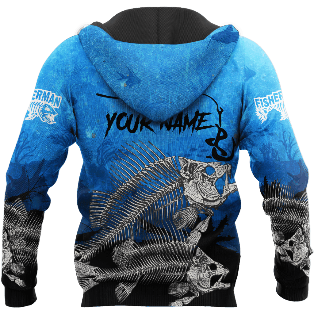 Blue Master Baiter Fishing Hoodie For Lake Days Outdoor Travel And Thoughtful Angler Gifting