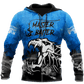 Blue Master Baiter Fishing Hoodie For Lake Days Outdoor Travel And Thoughtful Angler Gifting