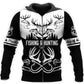 Fishing Deer Hunting Hoodie For Angling Enthusiasts Travel Days And Relaxed Daily Wear