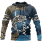 Blue Perch Fishing Hook Up Hoodie For Fishing Adventures Camping Travel And Casual Gift Ideas