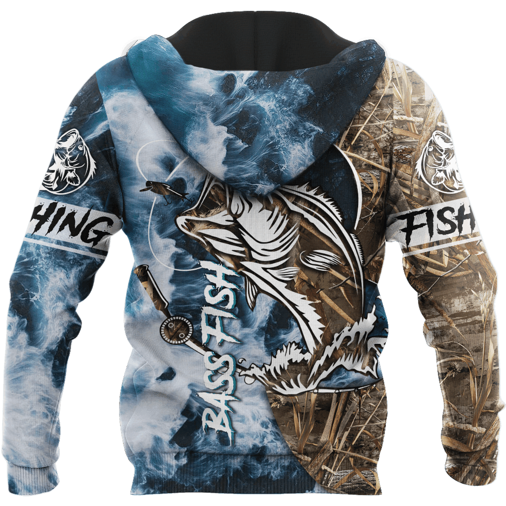 Sea Bass Fishing Hook Up Gear Hoodie For Lakeside Adventures Casual Streetwear And Seasonal Travel