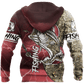Red Bass Fishing Sport Hoodie For River Adventures Outdoor Events And Everyday Style