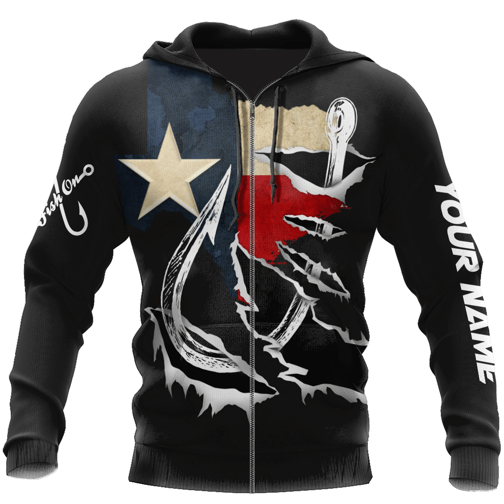 Fishing Passion Texas Hoodie For Fishermen Camping Adventures And Comfortable Streetwear