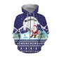 Santa Fishing Christmas Theme Hoodie For Holiday Gatherings Winter Travel And Seasonal Gifting