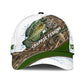 Custom Name Crappie Fishing Hook 3D Design Classic Cap For Casual Outfits Vacations And Everyday Styling