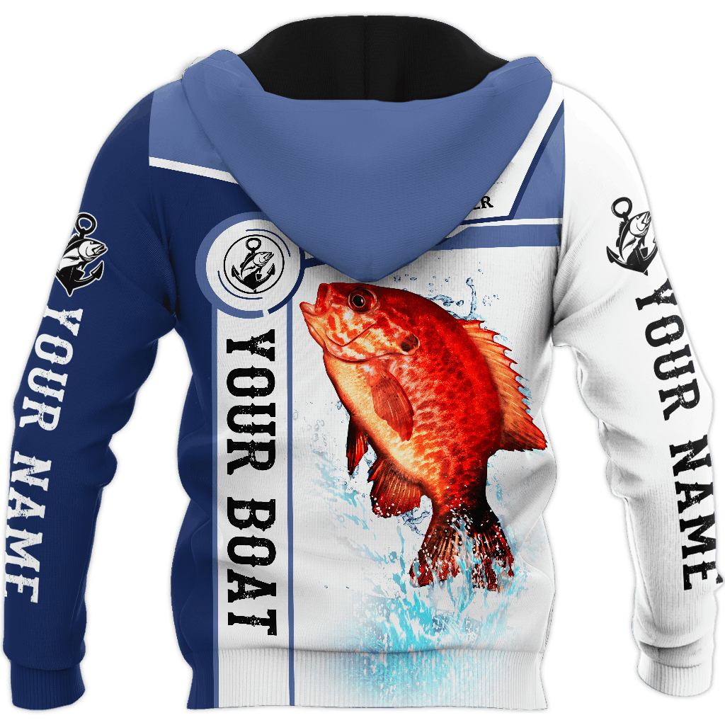 Snapper Fishing Hoodie For Anglers Outdoor Adventures Travel And Everyday Comfort