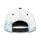 Custom Name Crappie Fishing Hook 3D Design Classic Cap For Casual Outfits Vacations And Everyday Styling