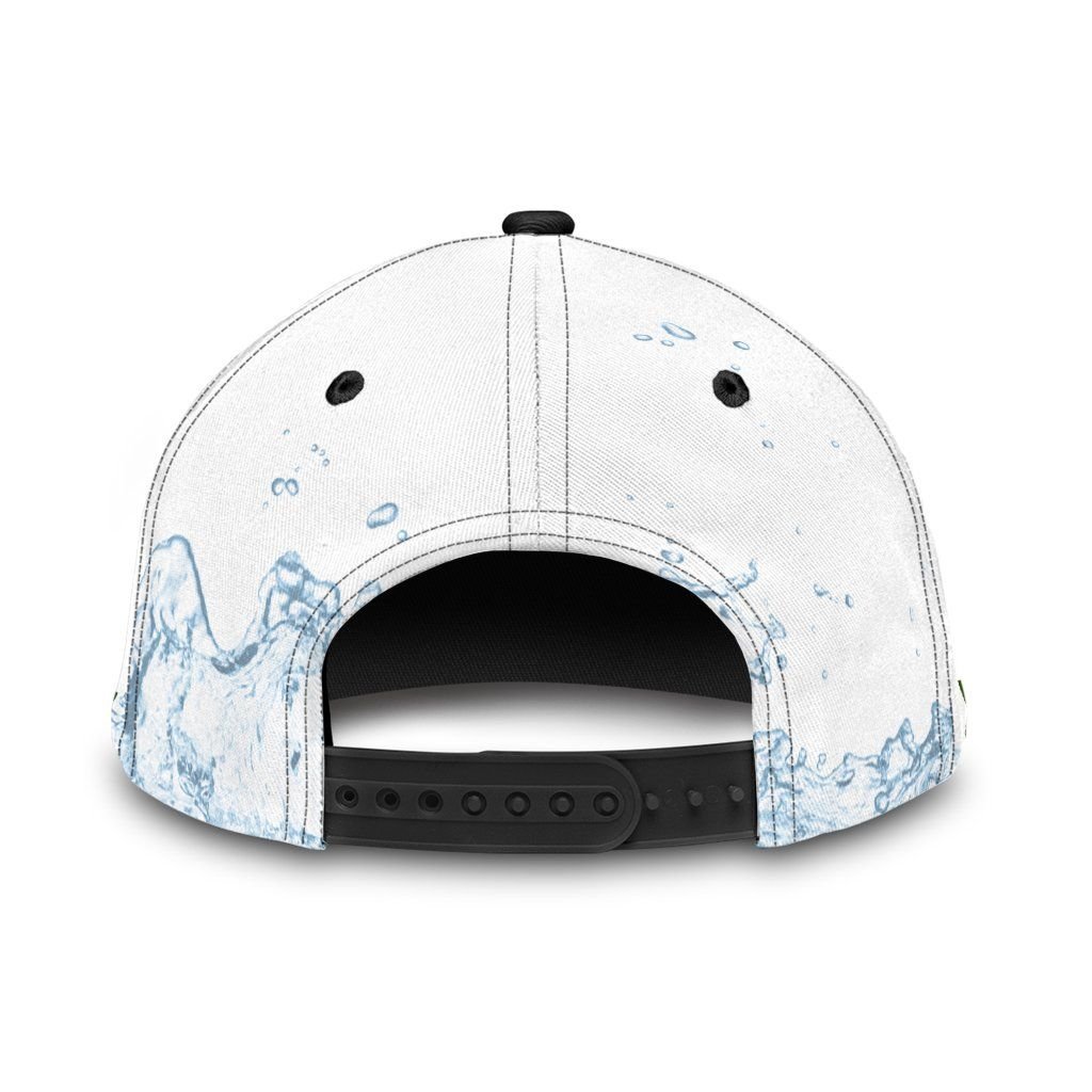 Custom Name Crappie Fishing Hook 3D Design Classic Cap For Casual Outfits Vacations And Everyday Styling
