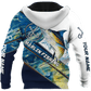 Marlin Fishing Camo Hoodie For Anglers Nature Trips Holidays And Relaxed Layering