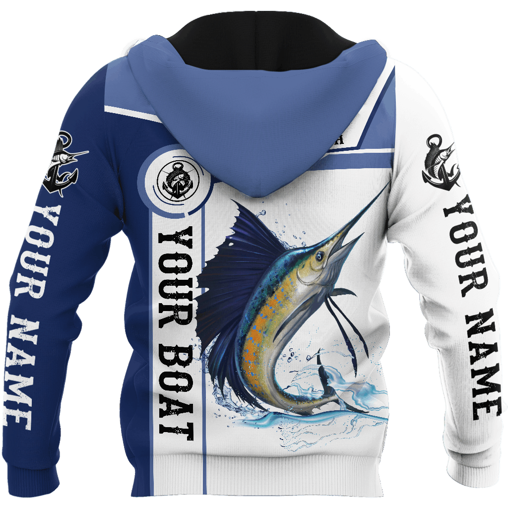 Sailfish Fishing Hoodie For Angling Enthusiasts Travel Days And Relaxed Daily Wear