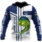 Mahi Fishing Team Hoodie For Fishermen Camping Adventures And Comfortable Streetwear