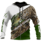 Crappie Fishing Camo Hoodie For Fishing Adventures Camping Travel And Casual Gift Ideas