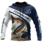 Trout Salmon Fishing Hoodie For Lakeside Adventures Casual Streetwear And Seasonal Travel