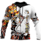 Orange Bass Fishing Sport Camo Tattoo Hoodie For Fishing Adventures Camping Travel And Casual Gift Ideas
