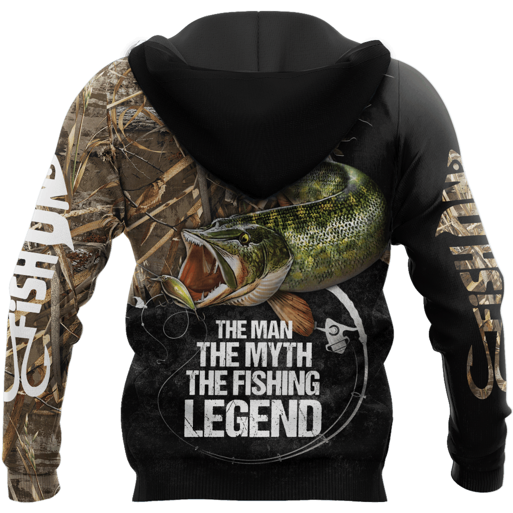 Northern Pike Fishing Legend Muddy Camo Hoodie For Lake Days Outdoor Travel And Thoughtful Angler Gifting