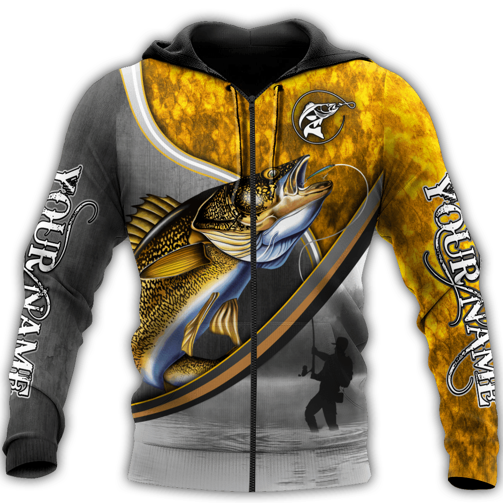 Walleye Fishing Fisherman Camo Hoodie For Lake Days Outdoor Travel And Thoughtful Angler Gifting