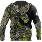 Bass Fishing Fall Camo Reaper Hoodie For Angling Enthusiasts Travel Days And Relaxed Daily Wear