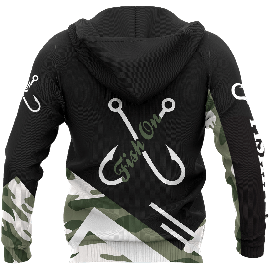 Bass Fishing Camo Hoodie For Coastal Fishing Trips Casual Outfits And Weekend Travel