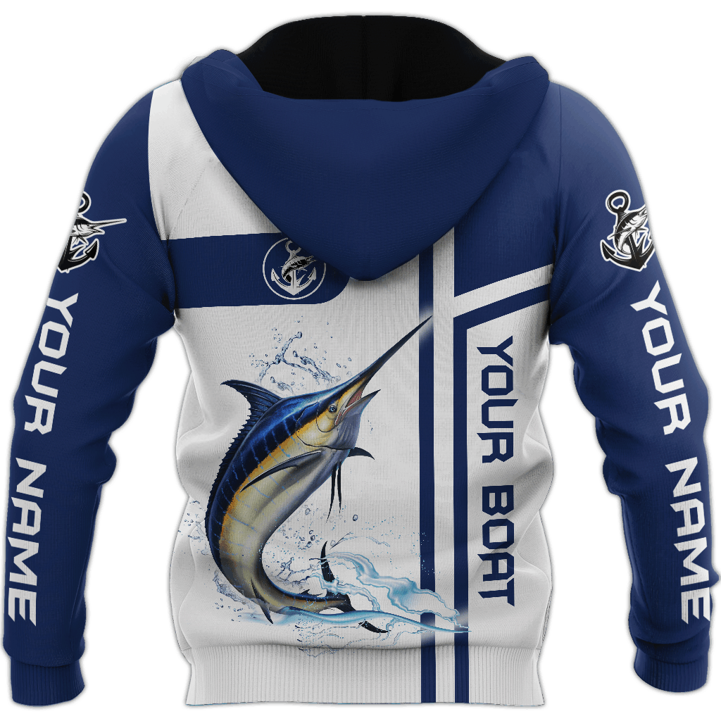 Marlin Fishing Hoodie For Weekend Fishing Outdoor Comfort And Everyday Outfits