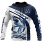 Shark Fishing Hoodie For Lakeside Adventures Casual Streetwear And Seasonal Travel